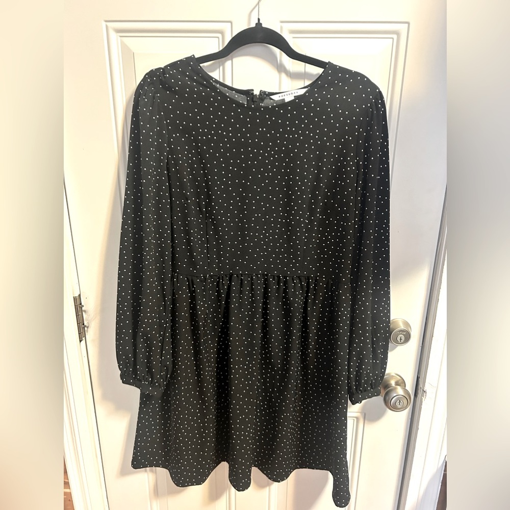 Black Polka Dot